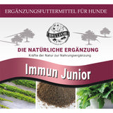 Welpenfutter im Sparset - Landgut-Menü Junior 6x400 g + Immun Junior 50 g + 1 Jutebeutel von Bellfor Hundefutter