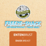 Gesunder Freeze-Snack für Hunde - Entenbrust (gefriergetrocknet) von Bellfor Hundefutter - 50g