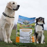 Trockenfutter für Hunde mit Huhn, Truthahn & Entenfleisch Getreidefrei - Gutshof-Schmaus von Bellfor Hundefutter - 7,5 kg