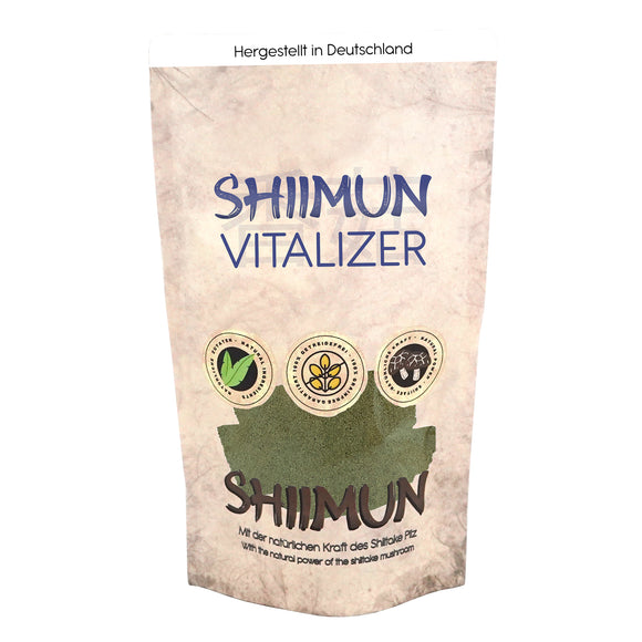 Nahrungsergänzung für Hunde mit Shiitake - Shiimun Vitalizer Pulver von Bellfor Hundefutter - 120g