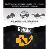 Nahrungsergänzung für Hunde - Rehabo Pulver von Bellfor Hundefutter - 250g