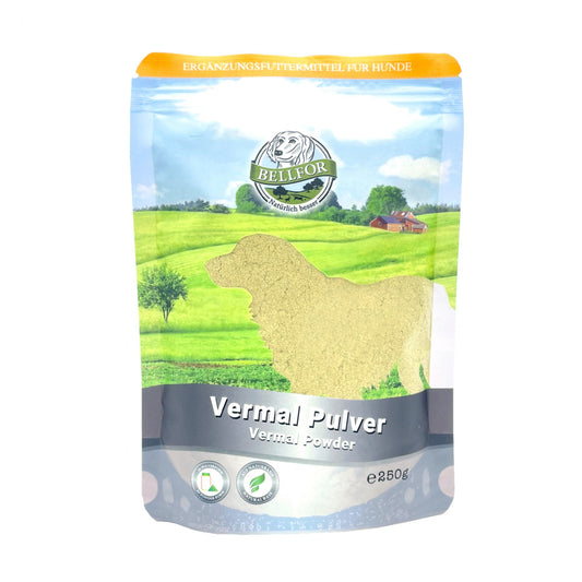 Nahrungsergänzung für Hunde - Vermal von Bellfor Hundefutter - Pulver - 250g